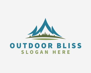 Mountain Alpine Nature logo design