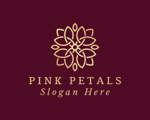 Decorative Flower Spa  logo design