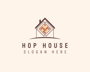 House Flooring Tile logo design