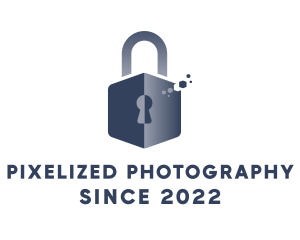 Online Security Padlock logo design