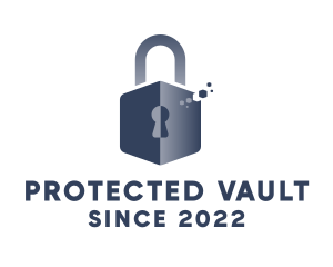 Online Security Padlock logo design