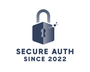 Online Security Padlock logo design