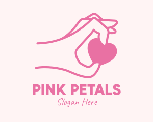 Hand Picked Heart logo design