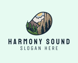 Outdoor Mountain Nature Forest Logo