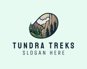 Outdoor Mountain Nature Forest logo design