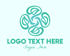 Organic Teal Vines logo