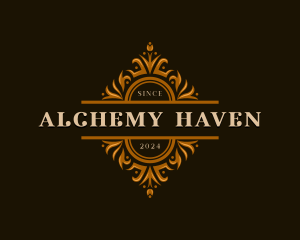 Luxury Floral Haven logo design