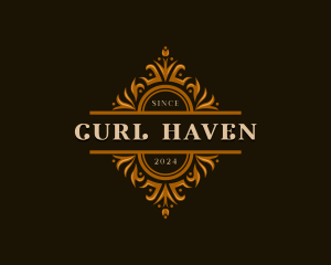 Luxury Floral Haven logo design