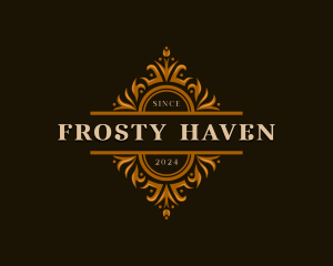 Luxury Floral Haven logo design