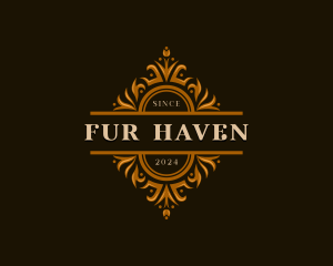 Luxury Floral Haven logo design