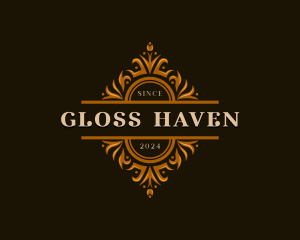 Luxury Floral Haven logo design