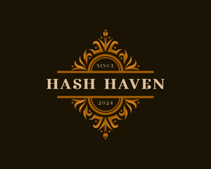 Luxury Floral Haven logo design