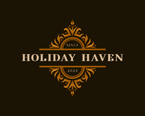 Luxury Floral Haven logo design