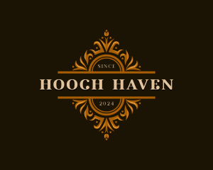 Luxury Floral Haven logo design