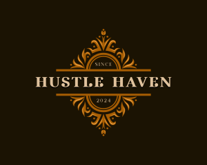 Luxury Floral Haven logo design