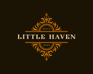 Luxury Floral Haven logo design