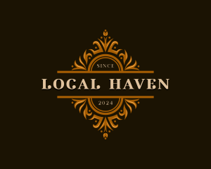 Luxury Floral Haven logo design