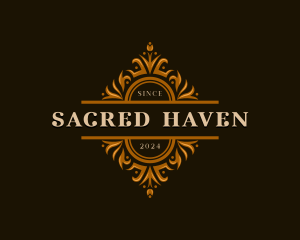 Luxury Floral Haven logo design