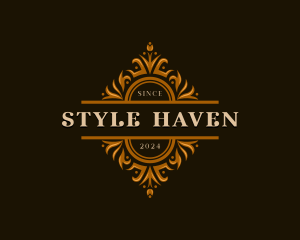 Luxury Floral Haven logo design