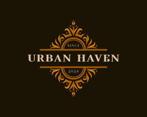 Luxury Floral Haven logo design