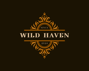 Luxury Floral Haven logo design