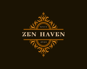 Luxury Floral Haven logo design