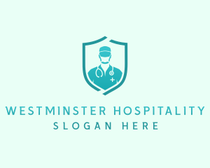 Medical Stethoscope Doctor logo design