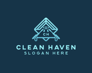 Pressure Washer Cleaning logo design