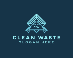 Pressure Washer Cleaning logo design