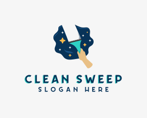 Squeegee Cleaning Tool logo design