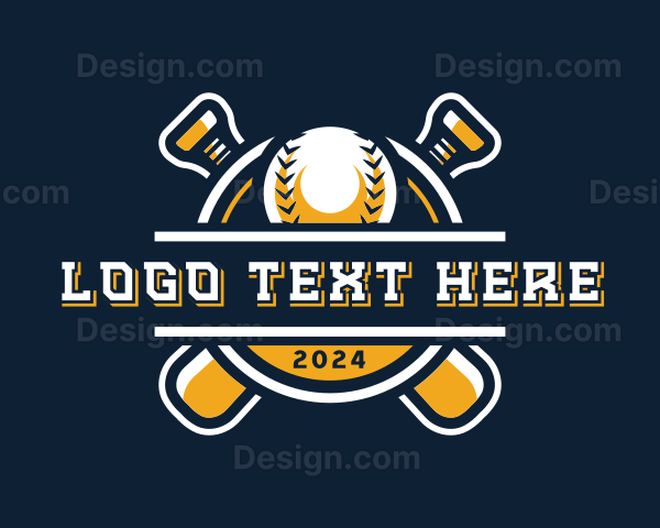 Baseball Sport Varsity Logo