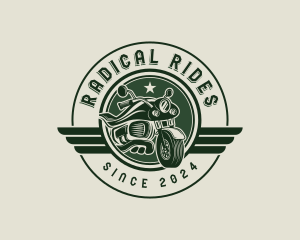 Rider Motorcycle Motorbike logo design