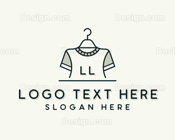 Clothing Apparel Hanger Logo