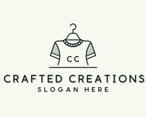 Clothing Apparel Hanger logo design