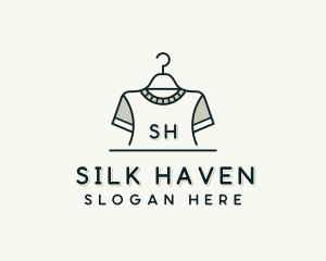 Clothing Apparel Hanger logo design