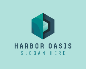 Generic Hexagonal Cube Technology logo design