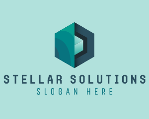 Generic Hexagonal Cube Technology logo design