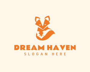 Sleep Fox Family logo design