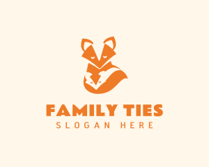 Sleep Fox Family logo design