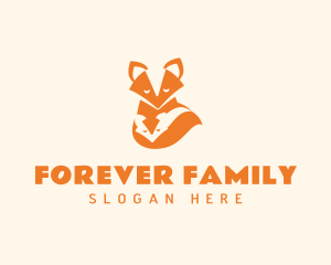 Sleep Fox Family logo design