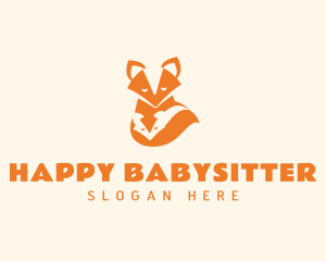 Sleep Fox Family logo design