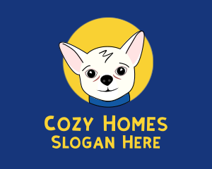 Cute Pet Chihuahua logo design