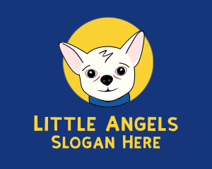 Cute Pet Chihuahua logo design