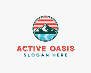 Mountain Adventure Hike logo design