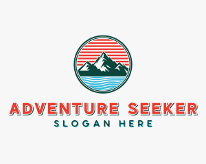 Mountain Adventure Hike logo design