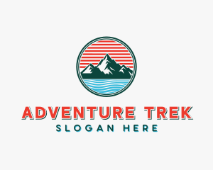 Mountain Adventure Hike logo design