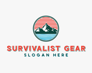 Mountain Adventure Hike logo design