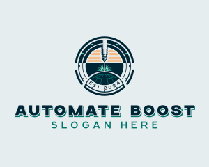 Industrial Laser Automation logo design