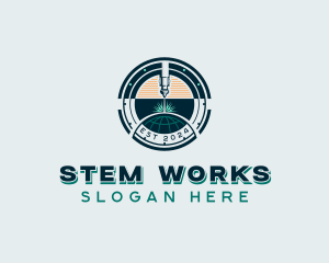 Industrial Laser Automation logo design