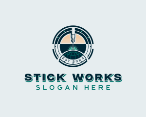 Industrial Laser Automation logo design